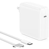 140W Charger for MacBook Pro 16 14 inch Mac Air 15 13.6 inch 2025 2024 2023 2022 2021 M4 M3 M2 M1, 6.6FT USB C to Magnetic 3 Cable with LED, PD 3.1/3.0, Compact, Powerful Magnetic, Original Quality