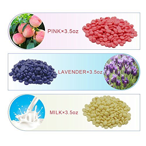 image for WONNIE Hair Removal Electric Hot Wax Warmer Waxing Kit Wax Melts Machi
