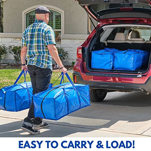 HeavyDuty Extra Large Moving Bags, Clothing Storage Bags with Zipper