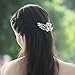 Unicra Wedding Hair Pin Decorative for Bridal(Pack of two) (Silver)