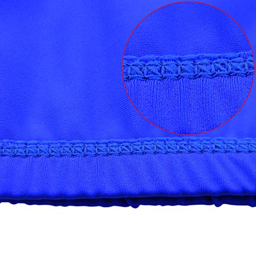 Qualtiy Yes QY 2Pack Superior Polyester Cloth Fabric Bathing Cap Swimming Caps Swimming Hats for Water Sports (Blue)