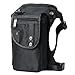 Sunmig Men Multi-Purpose Leg Bag Military Drop Bag Outdoor Waist Bag (Black)