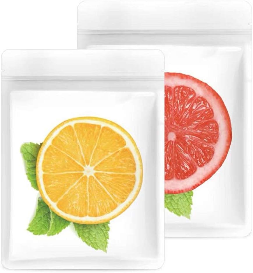 SixWeKit Resealable Bags Mylar Mini/Large Size Plastic Eco Friendly Material Clear matt Colored Zipper for Sandwich Tshirts Food Storage Cards Jewelry Ice Earrings Assorted (100pcs8x12 inch)