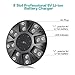 EBL 9V Battery Charger 8 Slot with 9V Rechargeable Batteries 6F22 600mAh High Volume Rechargeable Batteries 8 Pack