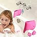Baby Bath Spout Cover - Faucet Cover Guard Protector for Kids and Toddlers - Child Bathroom Accessories Silicone Cover for Bathtub - Cute Tub Faucet Safety Spout Pink Elephant - Free Bath Tub Toys