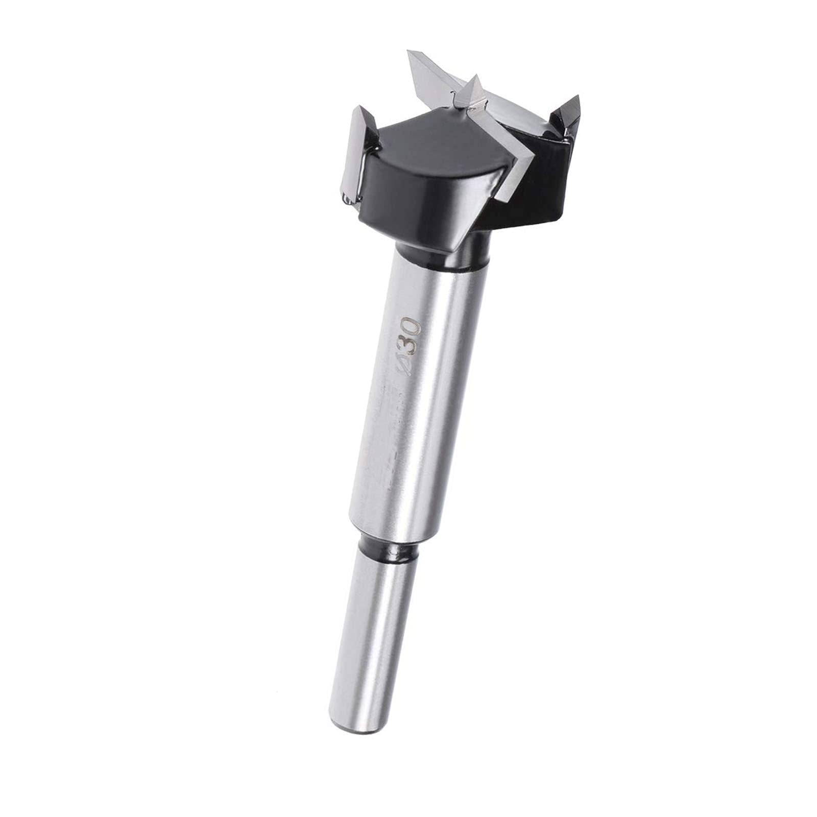 TOP-VIGOR 30mm Forstner Drill Bit, Tungsten Carbide Wood Auger Drill Bit Hole Saw Opener for Woodworking Hinge Hole Drilling Boring Bit Cutter