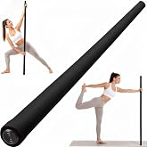HPYGN Yoga Stick Exercises equipment for Stretching, Flexibility &amp; Balance | Adjustable 5ft steel with foam mobility bar for physical therapy, posture training, shoulder and back stretches at home, gym