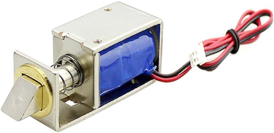 ZOUCY DC12V 0.8A Metal Cerradura magnética Solenoide Puerta Gabinete de