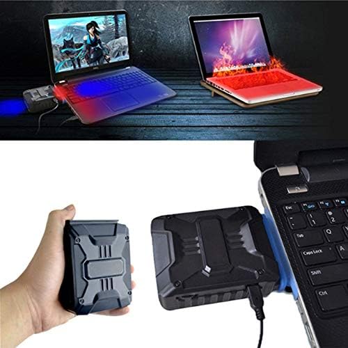 MENUDOWN Mini Vacuum USB Laptop Cooler Air Extracting Exhaust Cooling Fan CPU Cooler For Notebook Computer Hardware Cooling,Black