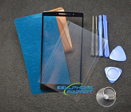 New Front Screen Glass Panel Replacement+OCA&Frame Tape for LG G Stylo LS770 H630 H630D H631TN H631T H631H-Black