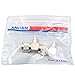 ANHAN UHF Male to BNC Female Right Angle Connectors, UHF to BNC Connectors PL259 Connector Pl259 to BNC 90 Degree Adapters Ham CB Radio Antenna Adapters 2 Packs
