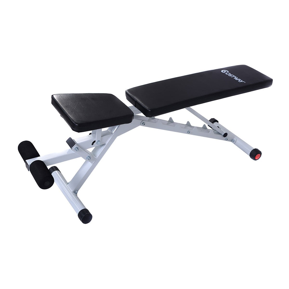 Goplus Standard Incline Sit Up Bench Flat AB Board Adjustable Workout
