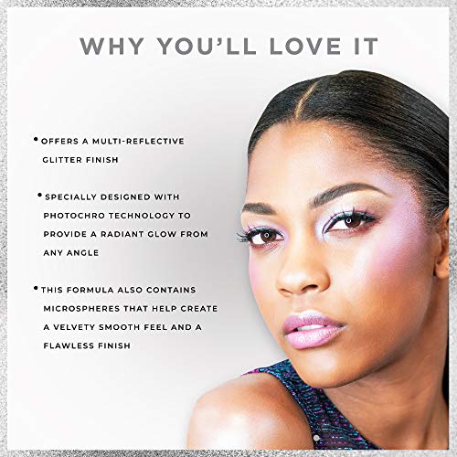 Pretty Vulgar Shimmering Swan Powder Highlighter, Shimmer Highlighting Powder for Face and Body