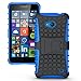 Lumia 640 Case,Nokia 640 Case, Sophmy Hybrid Dual Layer Armor Protective Case Cover with kickstand for Microsoft Lumia 640 (blue)