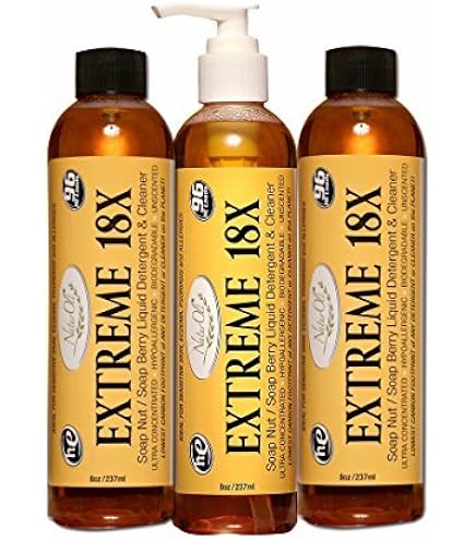 Amazon.com: NaturOli EXTREME - 18X Soap Berry Liquid Laundry Soap