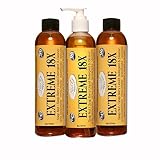 NaturOli EXTREME 18X Soap Nuts / Soap Berry Liquid Organic Laundry Soap, (3 Pack) Natural HE Detergent & All-purpose Cleaner. SUPER-concentrated, Sulfate-free. Unscented.