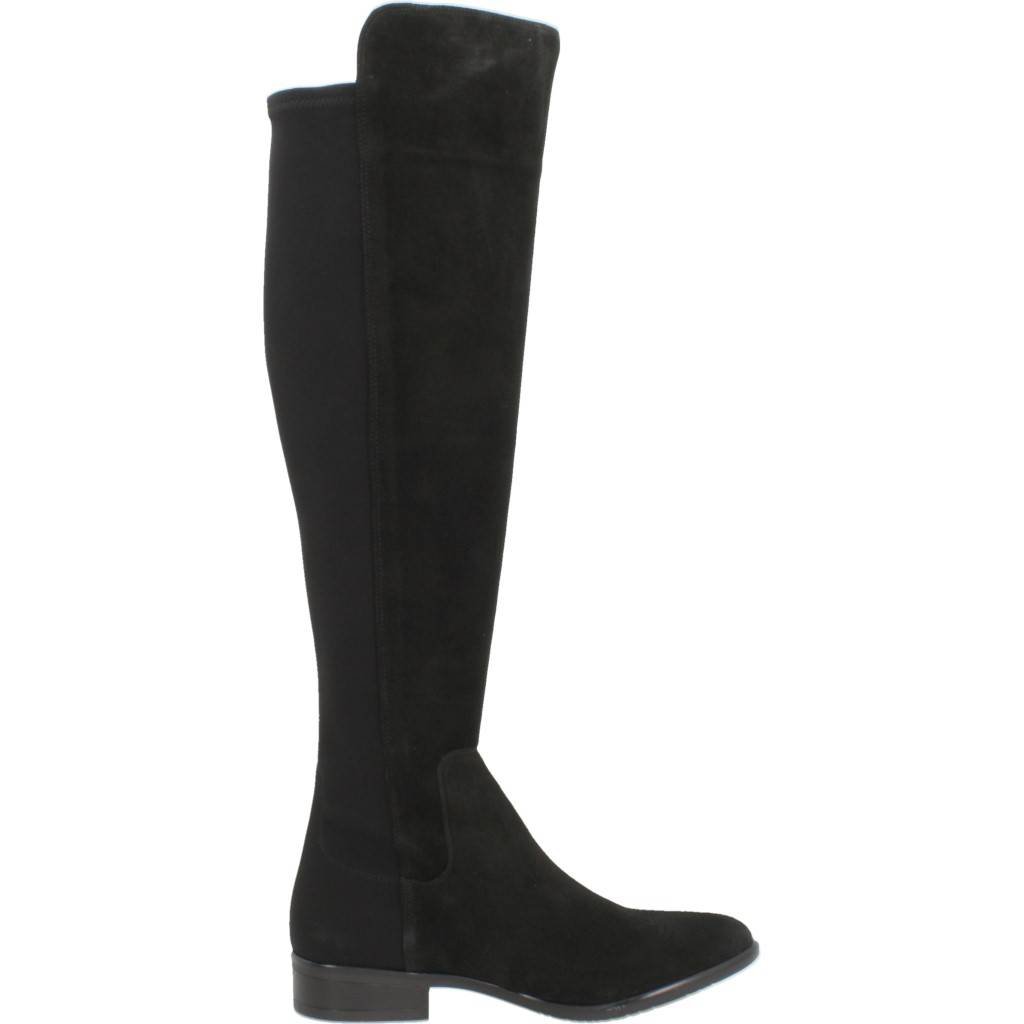 caddy belle black suede boots