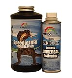Speedokote SMR-1000W-K1 - T-Rex White Bed Liner, Truck Bedliner, Quart Kit Includes Activator
