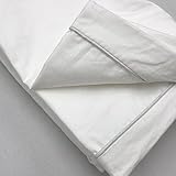 2-pack pillowcases, sweetnight Dust Mite white Pillow Protectors with soft & Hypoallergenic, Bed Bug Resistant bacteria 100% Cotton Zippered Pillow Covers，Queen size