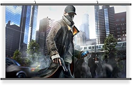 POSTUP Action Adventure Game Watch Dogs Hanging Wall Scoll Fabric Decorative Horizontal Poster (21.6" x 13.8") - PUWATCHD06