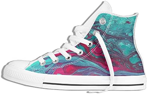 Once Upon A Sea Dream Unisex Hi-tops Casual Shoes Canvas Classic Print Comfortable