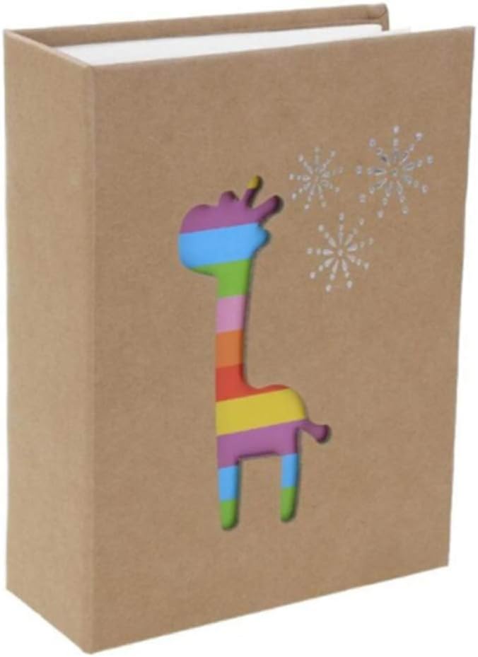 Yinew Rainbow Color Cartoon Photo Album 100 Photos Memories Design Holds 100 Pockets Scrapbook Family Memories Baby Albums,2#