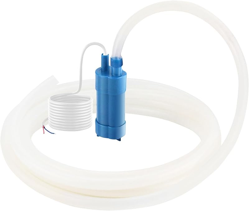 Anesty 12V Submersible Water Pump 600L/H 5m Head with 5M Hose