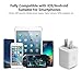 USB Wall Charger for iPhone, Vogek UL Listed 5V/1A Universal Portable Travel Adapter Wall Charger Rapid 1.0A Output for iPhone iPad iPod Google Pixel Nexus HTC LG Nokia-3 Pack