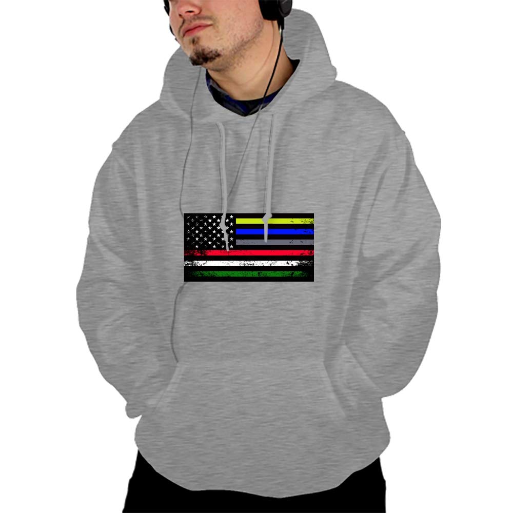 SHUIZHIQING Mens American Flag Art 
