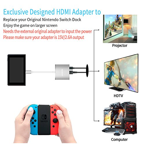 4 Nintendo+Switch+JAVONTEC+Converter+Delivery+Compatible