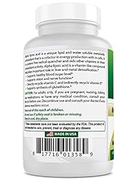 Best Naturals Alpha Lipoic Acid 300 mg 120 Cápsulas