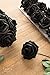 Ling's moment Artificial Flowers 50Pcs Black Roses Decor w/Stems,3