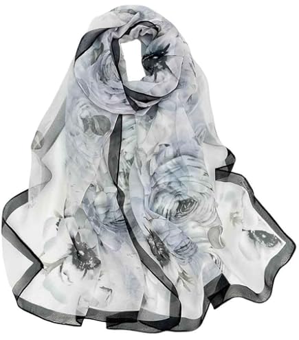 Xyueanlo Fashion Scarves for Women Lightweight Fashion Floral Neck