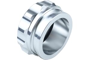 HARIFOGER 2" 51mm Universal Aluminum Alloy Weld Billet On Filler Neck Cap Oil Fuel Water Tank Silver