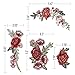 OPount 8 Pieces 4 Set Multifarious Embroidery Lace Flower Applique Sew On Patches DIY Collar Bust Dress Bag Shoes Craft Decor