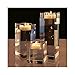 COMLIFE Set of 3 Elegant Crystal Tealight Holders