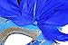 Coxeer Masquerade Mask Venetian Halloween Costume Mask with Feather