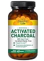 Country Life Charcoal Caps 260 mg