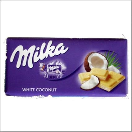 Amazon Com World S Best Milka Chocolate White Coconut 10 Bars
