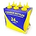 New Star 26559 Plastic Squeeze Bottle, 24-Ounce, Yellow, Set of 6