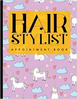 Hair Stylist Appointment Book 6 Columns Appointment Diary