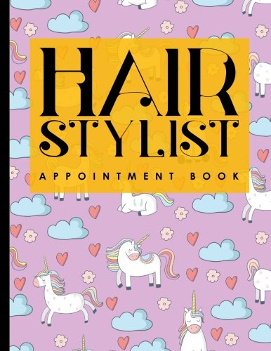 Hair Stylist Appointment Book 6 Columns Appointment Diary