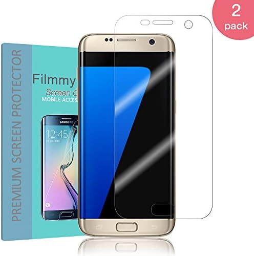 Galaxy S7 edge Screen Protector,[2-Pack][Full Coverage], Filmmy Soft Tough Tpu Ultra HD Screen Protector Film for Samsung Galaxy S7 edge