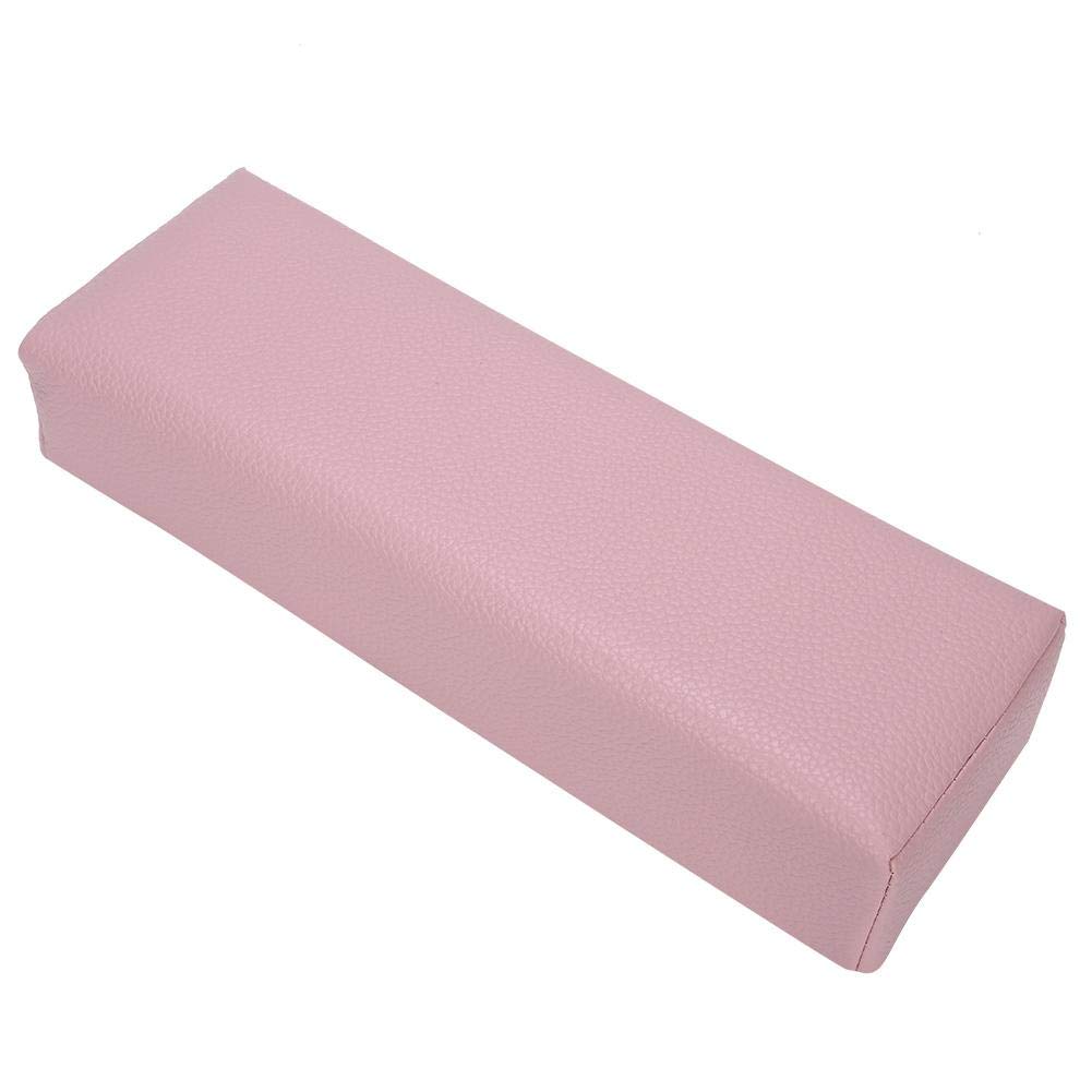 Hand Cushion, Nail Art Hand Rest Pad Pillow,Professional Nail Table Armrest Soft Sponge Pillow,Manicure For Makeup Cosmetic Tools (Pink)