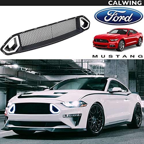 人気海外一番 Ford フォード Mustang マスタング 18y フロントグリル ライト付き アメ車パーツ グリル マッスルカスタム Drl