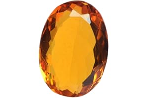 REAL-GEMS Loose Gemstones For Jewelry Making 49.10-108.00 Carat. Gems Oval Cut Citrine | Amethyst | Topaz | Alexandrite | Tourmaline | Aquamarine Crystal Jewelry For Women And Men