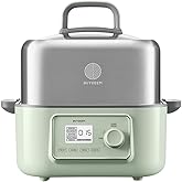 BUYDEEM G67 7-Quart Electric Food Steamer for Cooking, Multifunctional Vegetable Steamer with 6 Cooking Modes, Quick Steam, I