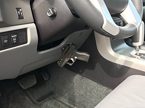 CoJo Magnetic Gun Mount, Concealed Holster for Vehicle, Rifle, Magazines, Pistol, Shotgun, Revolver - Gun Mount for Your Firearm in Home, Safe, Desk, Vehicle, Truck, Car
