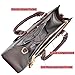 Dasein Designer Purse Faux Leather Satchel Handbag Padlock Handbag Briefcase Laptop Bag