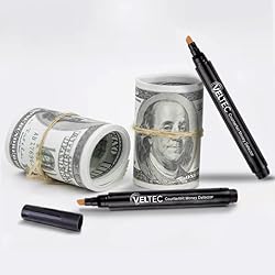 Counterfeit Money Detector Pen (5 Pack) - Easy to